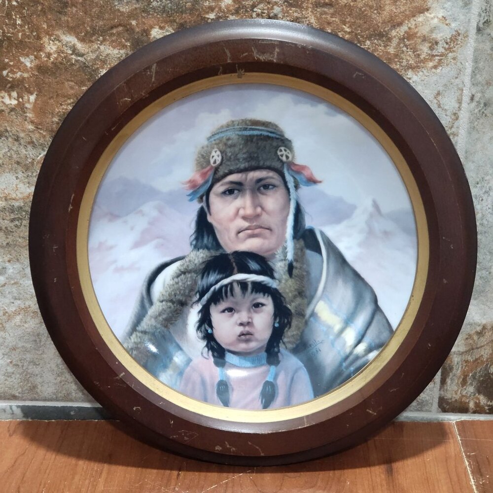 Vague Shadows The Chippewa Nation Decorative Collector Plate by Perillo Fifth Is